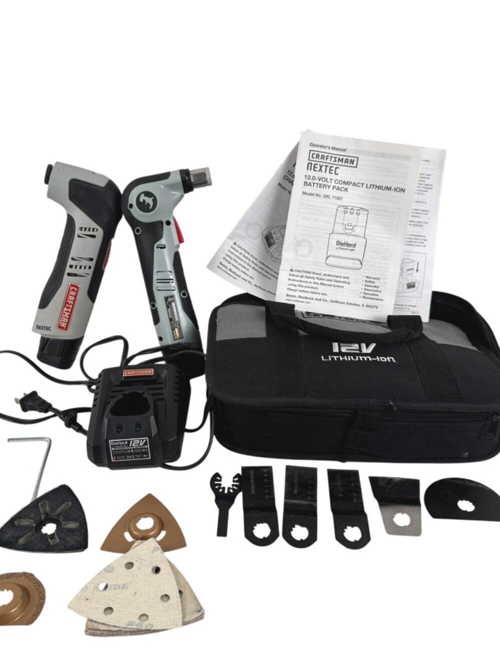 Craftsman 12V Nextec 12V Lithium Ion Cordless Multi-tool &Hammer Head MC-163